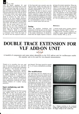 Double Trace Extension For Vlf Add-On Unit