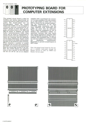 Prototyping Board For Computer Extensions