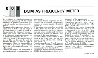 Dmm As Frequency Meter