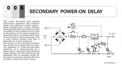 Secondary Power-On Delay