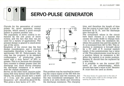 Servo-Pulse Generator