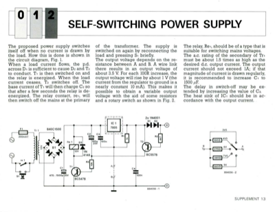 Self-Switching Power Supply