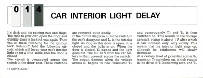 Car Interior Light Delay