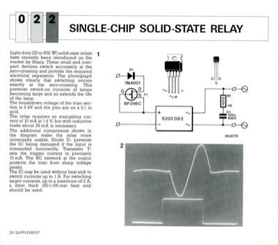 Single-Chip Solid-State Relay