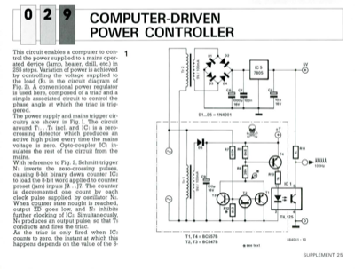 Computer-Driven Power Controller