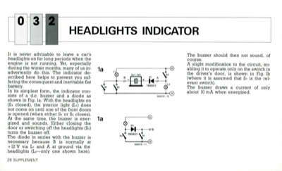 Headlights Indicator