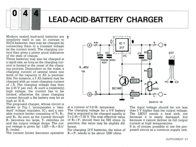 Lead Acid Battery Charging Circuit Schematic Circuit Diagram