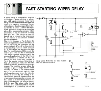 Fast Starting Wiper Delay