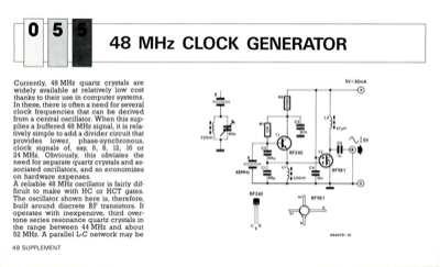 48 Mhz Clock Generator