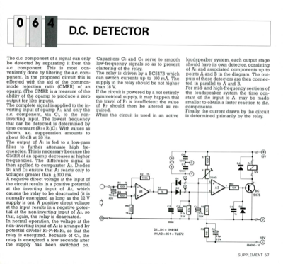 D.C. Detector