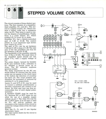 Stepped Volume Control