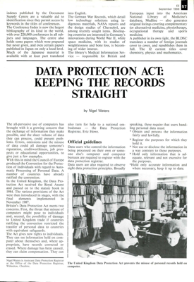 Data Protection Act: Keeping The Records Straight