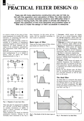 Practical Filter Design (1)