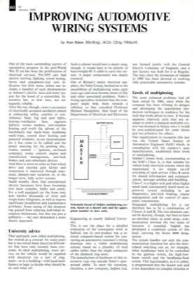 Improving Automotive Wiring Systems