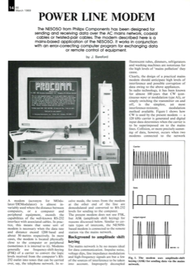 Power Line Modem