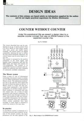 Counter Without Counter