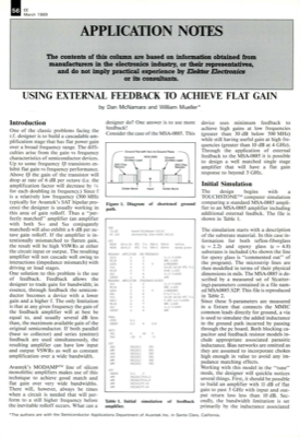 Using External Feedback To Achieve Flat Gain