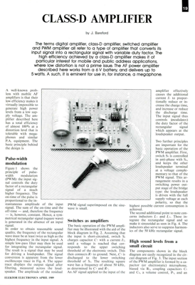 Class-D Amplifier