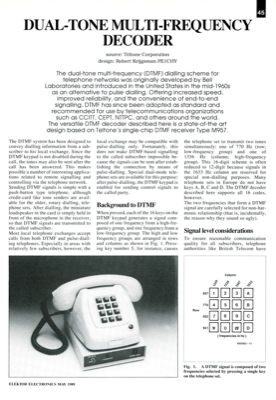 Dual-Tone Multi-Frequency Decoder