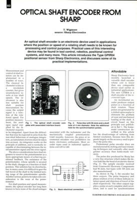 Optical Shaft Encoder From Sharp