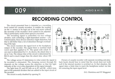 Recording Control