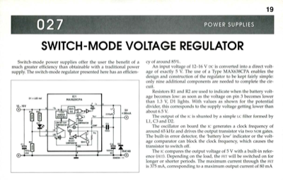 Switch-Mode Voltage Regulator