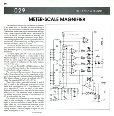 Meter-Scale Magnifier