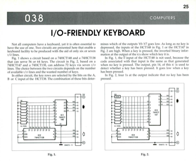 I/O-Friendly Keyboard