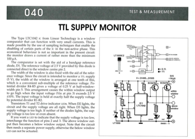 Ttl Supply Monitor