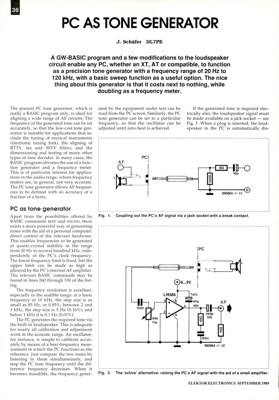 Pc As Tone Generator