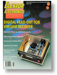 Digital frequency readout for VHF/UHF receiver