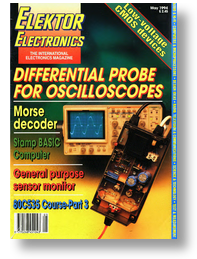 Differential probe for oscilloscopes