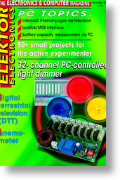 32-channel PC-controlled light dimmer: