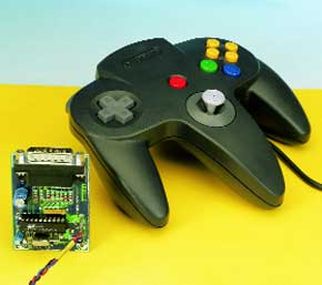 PC interface for Nintendo joystick