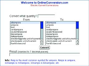 On-line Conversions