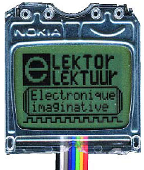 84x48-pixel Graphics LCD