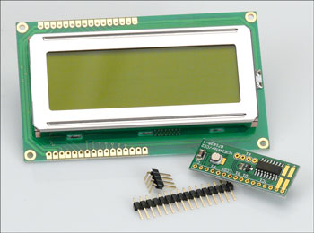 Two-wire LCD