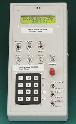 Digital Sweep and Sinewave Generator with direct frequency entry