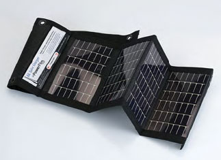 Portable solar battery chargers