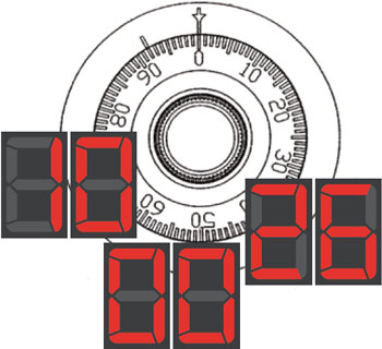 CL-3 Digital Rotary Combination Lock