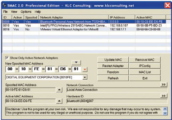 MAC Addresses