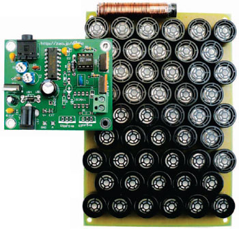 Ultrasonic Directive Speaker: 50+ Piezo Transducers Generate Audible Sound Beam