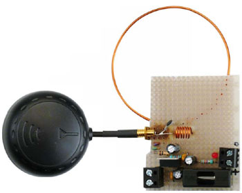 Reradiating GPS Antenna