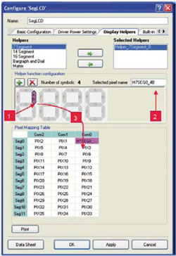 PSoC Enables Custom Glass LCDs