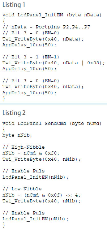 I2C User Interface