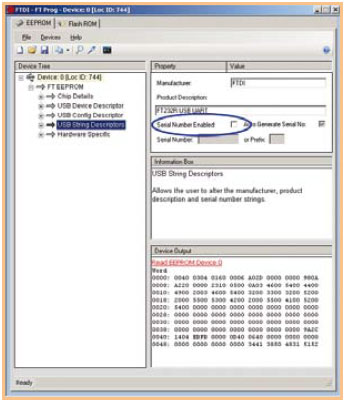 Repeatable COM Port Enumeration