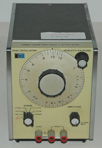 HP 200AB Audio Oscillator Operating & Service Manual 3114I-2 