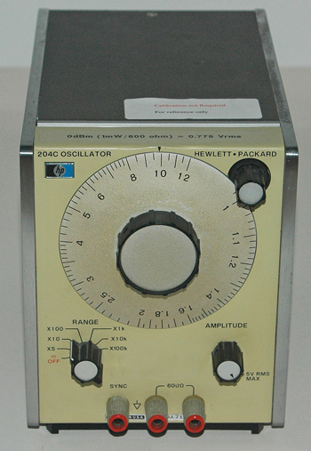 Hewlett Packard Model 200AB Audio Oscillator