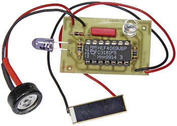 IR Tester with Solar Cell Power Supply