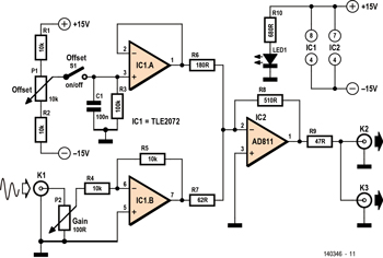 Signal Amplifier for USB Oscilloscope